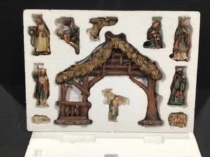 Abteilung 56 Heilige Nacht Krippe 2002 11-teilig Weihnachtsfiguren in orig Karton - Bild 1 von 11