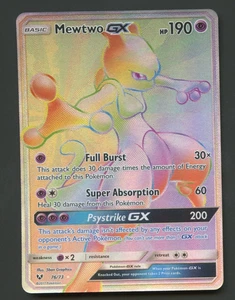 Mewtwo GX 76/73 Shining Legends NM Secret Rare Pokemon Card - Picture 1 of 2