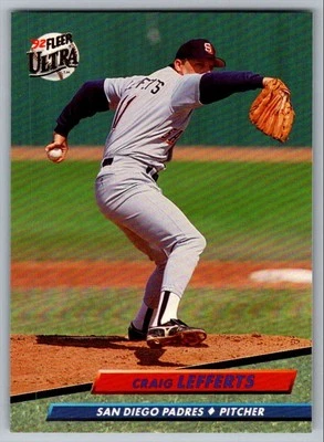 1992 Ultra Craig Lefferts San Diego Padres #577 - Image 1 of 2