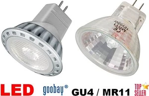 GU4 / MR11 Leuchtmittel LED 1,6 - 2W Warmweiss / Weiss 12V / Halogen 20W 35W - Bild 1 von 7