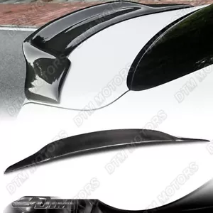 For 08-14 Mercedes C180 C300 C350 C63 PSM Style Real Carbon Rear Trunk Spoiler - Picture 1 of 4