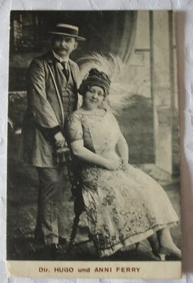 AK Dir. Hugo und Anni Ferry, Sänger Duo, 1912 - Bild 1 von 2