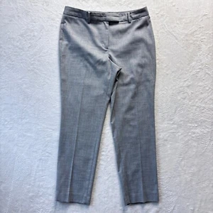 Pantalones de vestir Talbots cintura alta pierna recta carrera gris talla 10P - Imagen 1 de 10