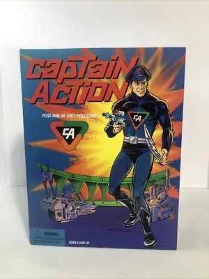 Figura de acción Capitán, nueva en caja, 1998 de Playing Mantis Foto 1 de 4