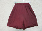 BCG Shorts Small Adult Red Burgundy Athletic Mesh Running Stretch Logo Mens S
