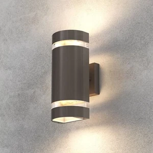 LED Up and Down Light 5 Watt Half Cylinder Indoor/Outdoor Double Side Wall Lamp - Picture 1 of 12