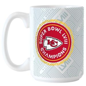 Kansas City Chiefs Super Bowl LVIII Champions 15oz. Roster Ceramic Mug