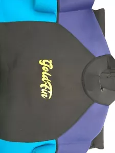 Traje de aleta dorada color negro, púrpura, azul - Imagen 1 de 1