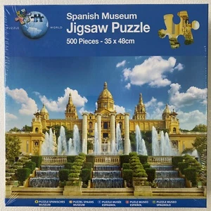 Puzzle World 500 Piece Jigsaw Puzzle Spanish Museum New Sealed - Picture 1 of 11