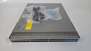 Cisco N9K-C92160YC-X 48 Port 1/10/25G SFP 6 40G QSFP(or 4 100G) Portside Exhaust - Picture 1 of 4