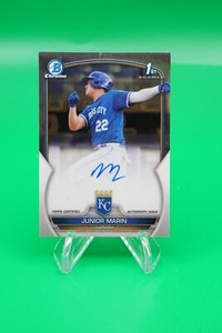 2023 Bowman Chrome Prospect Autographs #CPA-JMN Junior Marin Auto R6220J