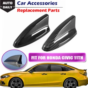 For Honda Civic 11th Car Shark Fin Antenna Aerial Top Decorative Cover 2022-23 , - Picture 1 of 13