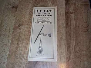 Lejay Slow Speed Wind Plants Catalog No 15  PB ILLUS c1930 - Picture 1 of 10