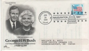 POLITIK ERSTTAGSBRIEFE (1989) GEORGE H W BUSCH Einweihung - Bild 1 von 1