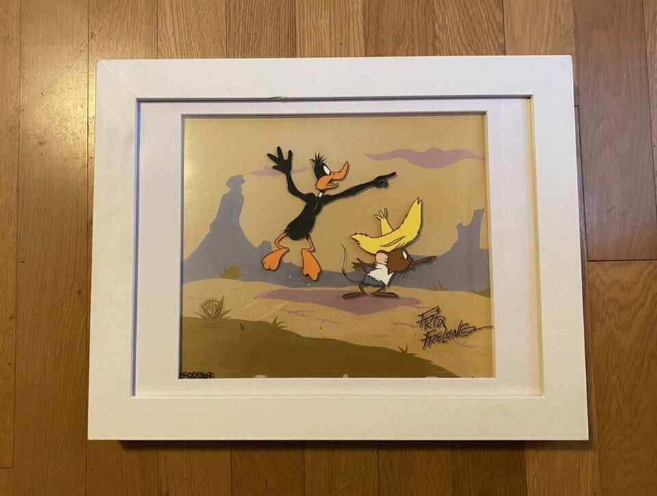 Looney Tunes Original Production Cel with Matching Drawing: Speedy Gonzales