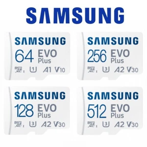 Samsung EVO Plus Micro SD Card 32GB 64GB 128GB 256GB 512GB Class 10 TF Card Lot - Picture 1 of 10