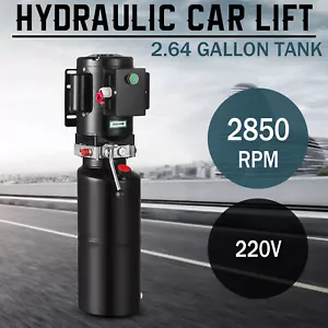220V 60HZ Auto Car Lift Hydraulic Power Unit Steel Tank Hydraulic Pump 2950 PSI - Bild 1 von 12