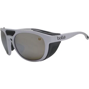 Bolle BS139003 Adventurer Matte White Solace 4 Brown Gun Lens Sports Sunglasses - Picture 1 of 5