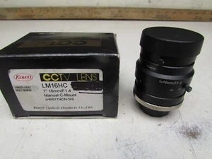 KOWA LM16HC, LENTE, 1", 16 mm/F1.4, montaje en C, pt#- hr977ncn-3h, ¡nuevo en caja! ¡HAZ UNA OFERTA! - Imagen 1 de 6