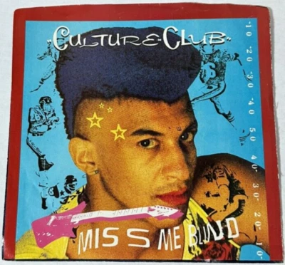Culture Club MISS ME BLIND, COLOUR BY NUMBERS (45 ROCK P/S) #04388 PLAYS VG++ - Image 1 of 4