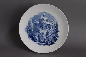 Meissen Wandteller Weihnachtsteller Burg Kriebstein 1. Wahl D 25,5 cm 1973 - Bild 1 von 4