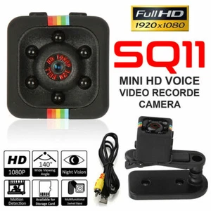 SQ11 Mini Telecamera di Sicurezza Nanny HD 1080P Visione Notturna Movimento DV Auto Dash Cam - Foto 1 di 15
