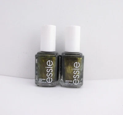 Esmalte de uñas Essie otoño color limitado # 1704 vinilo de alto voltaje 13,5 ml ea, paquete de 2 Foto 1 de 3