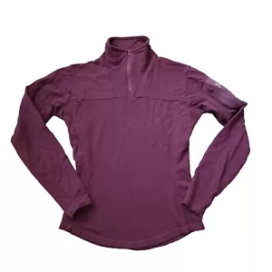 Arc'teryx 1/4 Zip Pullover Womens Small Red Burgundy Lightweight Fleece Sweater - Picture 1 of 15