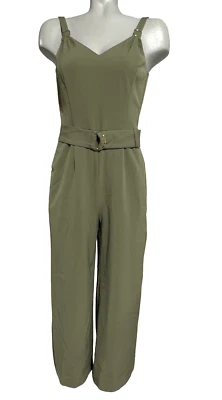 НОВЫЙ БЕЛЫЙ ДОМ ЧЕРНЫЙ РЫНОК ПЫЛЬНЫЙ ОЛИВКОВЫЙ БЕЗ РУКАВОВ КРЕП ЦЕЛЬНЫЙ КОМБИНЕЗОН 0 - Изображение 1 из 4