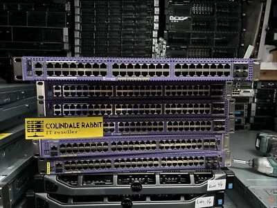 Extreme Networks X460-G2-48p-10GE4 48 Port 1G PoE+ Switch 4x SFP+ Layer 3 16704 - Image 1 of 4