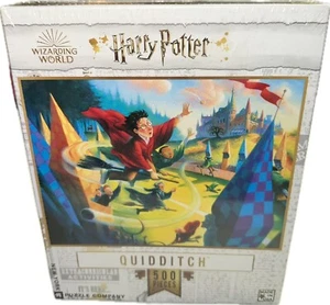 Harry Potter Quidditch 500 Piece Puzzle 24in X 18in Sealed New In Box - Picture 1 of 7