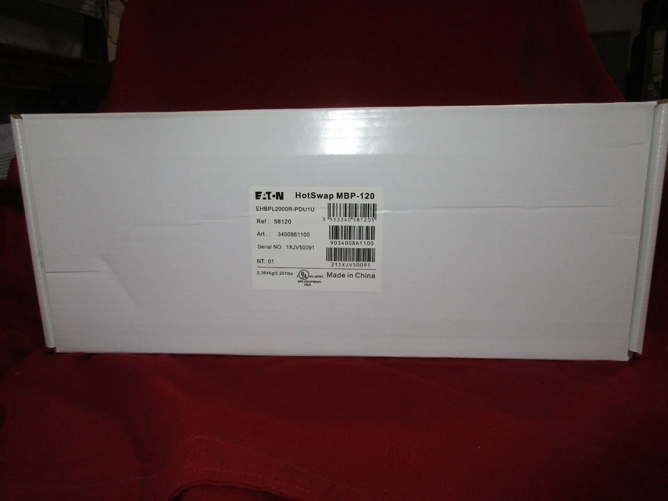 Eaton Basic Rack Power Distribution Unit 1U HotSwap MBP EHBPL2000R-PDU1U