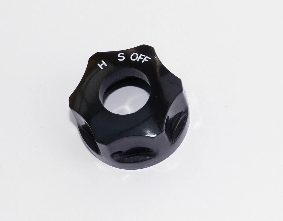 PRS3 Black Ignition Knob, Austin Healey Frogeye Sprite, Land Rover 3H1558 - Image 1 of 1