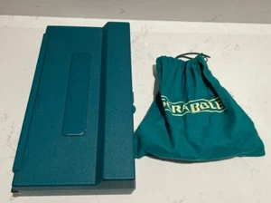 Mattel Travel Scrabble Board Game Hard Plastic Green Case - Picture 1 of 4