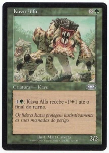 Alpha Kavu Portuguese Mtg MISPRINT. Can only target Alpha Kavu. - Imagen 1 de 5