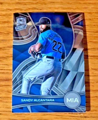 SANDY ALCANTARA 2022 Panini Chronicles #70 Spectra - Image 1 of 2