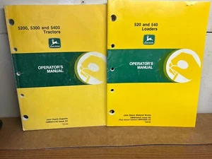 John Deere 5200 5300 5400 5500 manuale proprietario trattore OMRE41745 520 540 caricatore - Foto 1 di 8