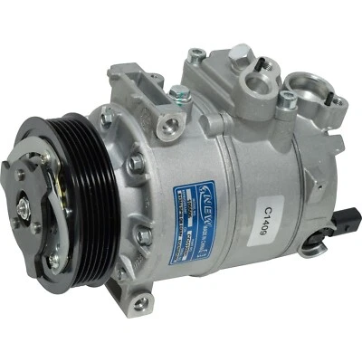 For 2006-2014 Volkswagen GTI A/C Compressor UAC 2007 2008 2009 2010 2011 2012 - Image 1 of 4