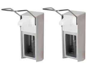 2 Desinfektionsspender Alu 500 ml Euronorm - mit verschließb. Alufrontplatte - Bild 1 von 1