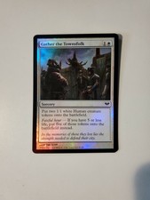 MtG FOIL Gather the Townsfolk NM/LP x1 - Dark Ascension SP