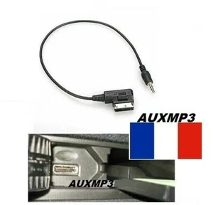 Auxiliary Cable Adapter mp3 Noon Friend Jack for Seat Audi VW de France - Picture 1 of 1
