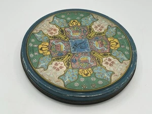 Vintage siglo XX redondo colorido Beautebox Canco galleta/snack lata samoset - Imagen 1 de 6