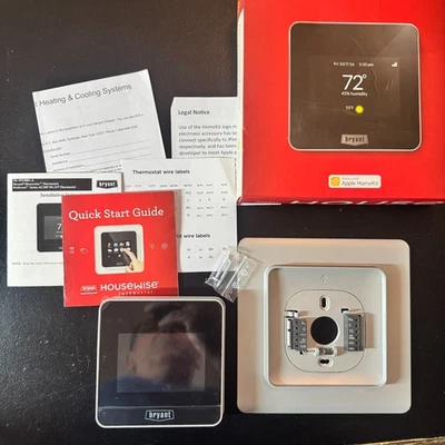 Bryant Housewise  Wi-Fi  Thermostat Model T6-WEM01-A - Open Box - Never used - Image 1 of 4