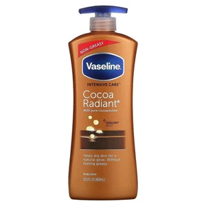 Vaseline Intensive Care Lotion Pump Cocoa Radiant Glow 48h Moisture 600ml - Picture 1 of 16