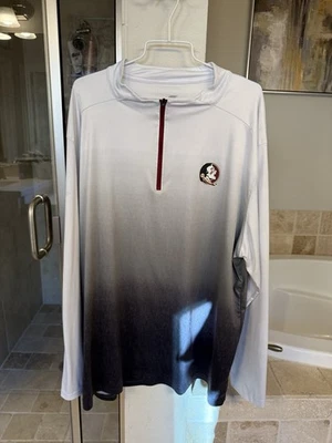 Chaqueta Pullover Florida State University Seminoles 1/4 Cremallera Talla XXXL (3XL) Foto 1 de 3