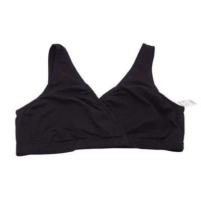 NEW Motherhood Maternity Nursing Wrap Sleep Bra Black Size XL - Image 1 of 4