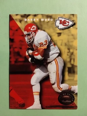 1993 Skybox Premium - Barry Word #21 Kansas City Chiefs  - Image 1 of 4
