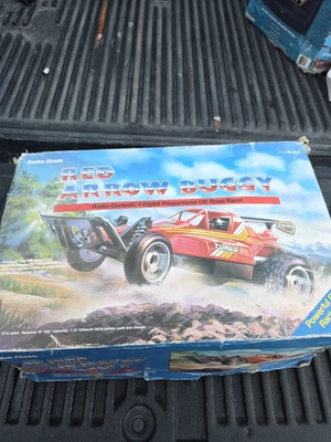Vintage Radio Shack Red Arrow Buggy RC Car 60-4077 With Foam - Image 1 of 4