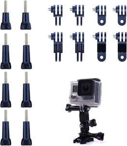 16 Pezzo Action Camera Braccio Girevole Regolabile, Gopro Bracci Di Prolunga Sup - Foto 1 di 12