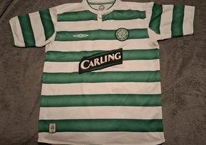 Camiseta de fútbol oficial Umbro Glasgow Celtic 2002 (mediana para adultos) - Imagen 1 de 7